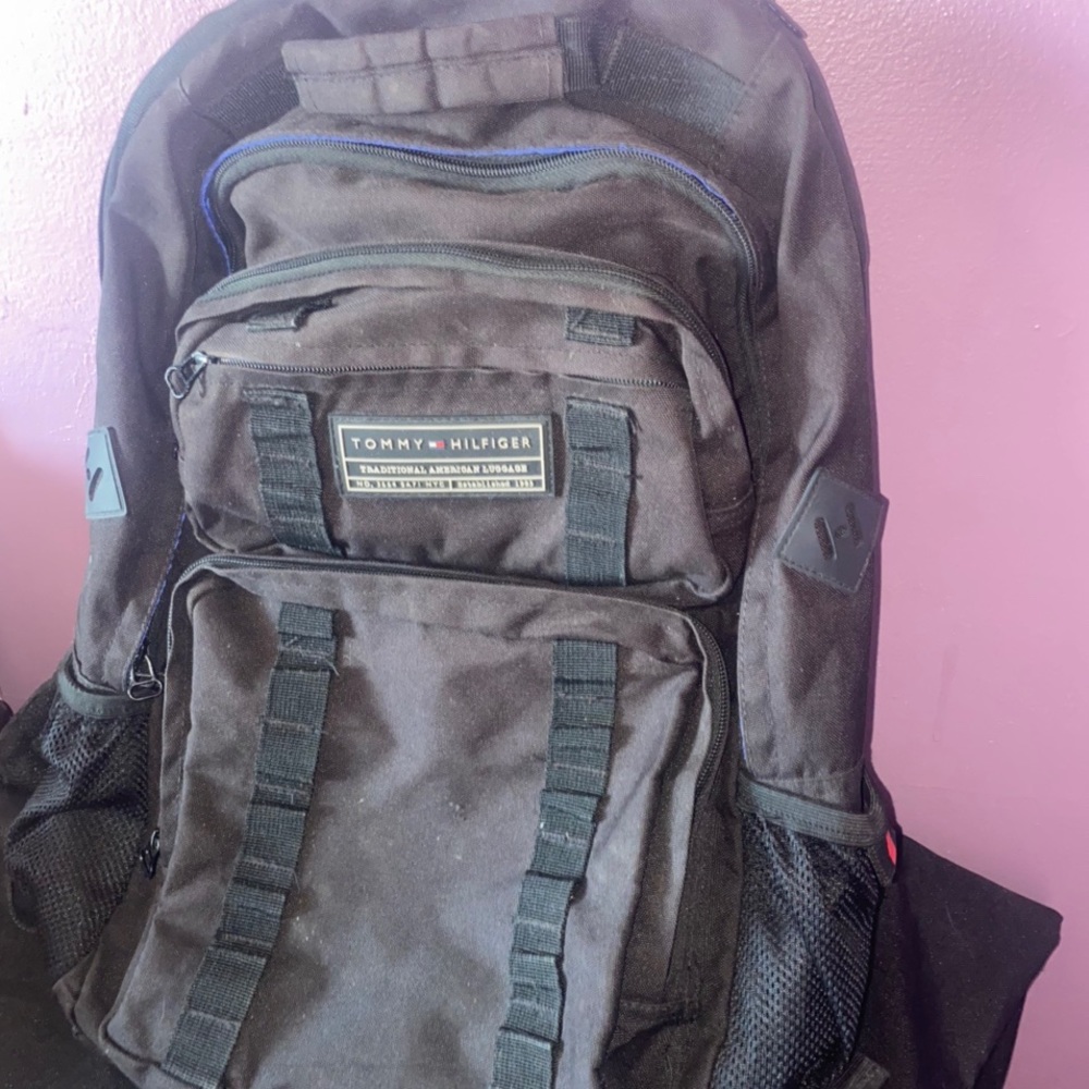 Tommy Hilfiger Kenya 17" Laptop Backpack in Black